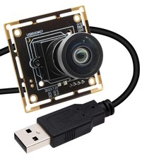 5MP USB Camera Module 30FPS, M12 Lens, 120° Wide Angle, Low Light, PC/Raspberry picture