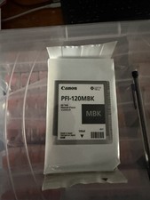 Genuine Canon 2884C001 / PFI-120MBK / PFI120MBK Matte Black Ink (exp. 2028) picture