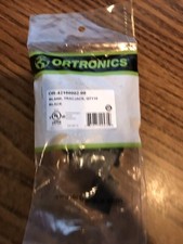 Ortronics OR-42100002-00 TracJack Blank Insert Module, Black 10pk picture