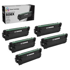 LD Compatible Replacements for HP 508X/CF360X 5PK HY BLK Toners Cartridges picture