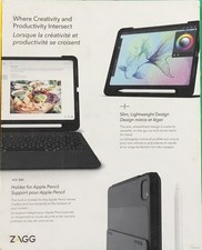 Zagg Slim Combo Book Go Backlit Ultra-Slim Keyboard +Case iPad Pro 11-Inch Stand picture
