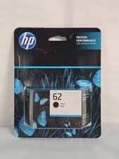 Original Genuine HP 62 Black Printer Ink Cartridge New Sealed 10/2026 picture