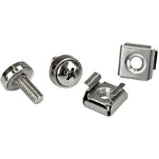 StarTech.com 100 Pkg M5 Mounting Screws and Cage Nuts for Server Rack Cabinet picture