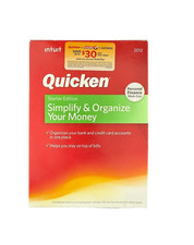 Intuit Quicken Starter Edition 2012 Windows XP/ SP2 & Up/Vista/ 7 picture