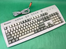 Vintage Gateway 2000 Wired Beige PS/2 Windows Keyboard E06150US011-C - UNTESTED picture