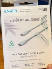 Anker 544 Usb-C To Usb-C Bio-Nylon Green 10Ft Cable - NEW picture