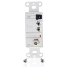 Leviton 47621-W Remote Power Injector Infrared Repeater Emitter 3.5mm Plug picture