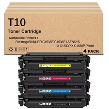 4 Pack T10 Toner Cartridge Compatible for imageRUNNER C1533iF C1538iF i-SENSYS picture