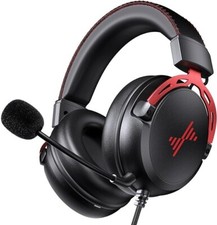 Wired Gaming Headset for PC, PS5, PS4, Xbox with Detachable Noise Canceling Mic picture