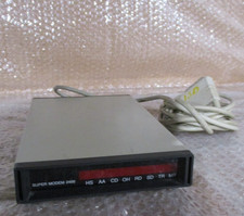Vintage Super Modem 2400 (External Modem) w/RS-232C cable - No Power Adapter picture