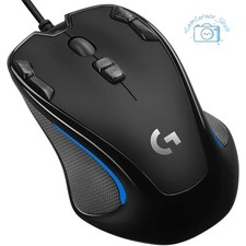 Logitech G300s Gaming Mouse Wired Black 2500 DPI 9 Buttons PC Gamer Laptop picture