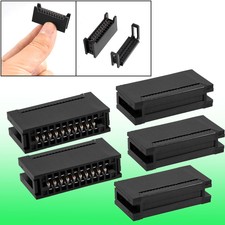 5Pcs Dual Row 20 Pins Ribbon Cable Female IDC Card Edge Connector 2.54mm picture