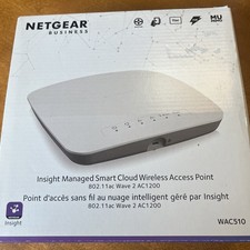 NETGEAR Insight Managed Smart Cloud Wirelesss Access Point WAC510 802.11ac POE picture
