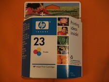 New Genuine OEM HP 23 C1823D Tri Color Ink Cartridge picture