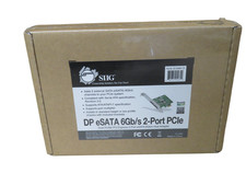 SIIG DP eSATA 6Gb/s 2-Port PCIe (SC-SA0M11-S1) - NEW picture