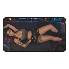 Judy Alvarez Desk Mat Gamer Girl Art Non Slip Extended Keyboard Pad picture