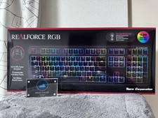 Topre REALFORCE R2A-US4G-BK RGB Mechanical Keyboard English Layout Black USB picture