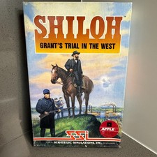 Shiloh Grants Trial in the West Apple II 1987 SSI Big Box Disk Manual Map picture