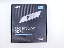 MSI PRO B760M-P DDR4, LGA 1700 Socket Intel Motherboard (Please Read) picture