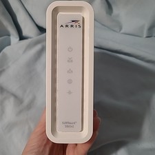 ARRIS SURFboard SB6141 Surf Board Modem White input Voltage +12vdc 1GHz LPF picture