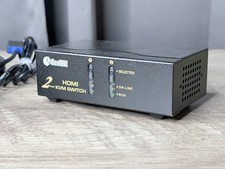 JideTech KVM Switch HDMI 2 Port USB Keyboard Video Mouse Auto Switch 1080P picture
