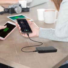 1Pc 30000mAh 20000mAh 1W MAh Fast Charging Power Bank Charger With 1 USB Cable F picture