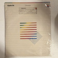 Apple IIe Diskware 80-Column Text/AppleColor Card Driver/User UNTESTED picture