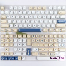 Soybean Milk MOA Height 140 Keycaps PBT Polished surface for Cherry MX Keyboard picture