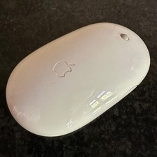 VTG Apple Wireless Mighty Mouse Model A1197 Bluetooth Laser Mac Wireless White picture