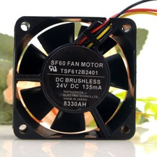 For MATSUSHITA SF60 FAN MOTOR TSF612B2401 24V 135mA 60*60*25mm Cooling fan 3pin picture