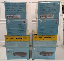 Lot 8 TP-Link TL-SG1005D 5-Port Gigabit Desktop Switch - NIB picture