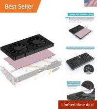 GPU Backplate Memory Heatsink with Dual 70mm PWM Fan & 1.2mm 7W Thermal Pad picture