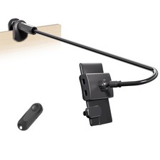 Gooseneck Tablet Holder for Kindle Reading in Bed with Page Turner Remote, Ha... picture