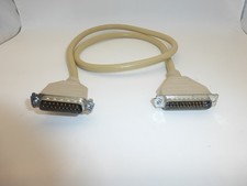 Vintage Genuine Apple II II+ IIe IIc DuoDisk Cable 590-0114 DB19 to DB25 picture