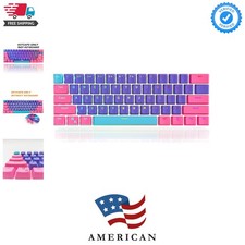 PBT Backlit Keycaps 60 Percent with 6.25U Space Bar OEM Profile for Cherry MX... picture
