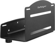 StarTech.com Wall Mount CPU Holder - Adjustable Width 4.8in to 8.3in - Black  picture