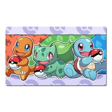 Squirtle Charmander Bulbasaur Pokemon Table Playmat TCG CCG Mat Pad Mousepad picture
