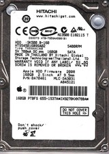FOR DATA RECOVERY HTS545016B9SA02 p/n: 0A70461 DA3031 655-1537A 2.5 BAD SEC picture