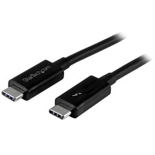 Startech 1M T/BOLT3 CABLE 20GBPS 100W PD BLACK 2YR picture