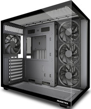 Y6 PC Case, Pre-Installed 4 Non-Led Fans, ATX Mid Tower Case, Computer Case with picture