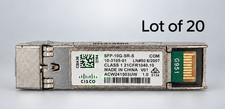 20- Genuine Cisco SFP-10G-SR-S 10GBASE-SR SFP+ Transceiver Module MMF 10-3105-01 picture