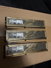 PC3 12800 Gold Series 6GB OCZ3G1600LV4GK  RAM 8-8-8 1.65v Z3 VM 3x2 *untested* picture