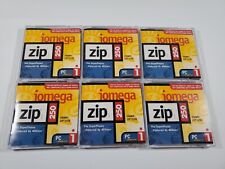 Lot of 6 Iomega Zip 250 Disk Super Floppy PC Formatted Storage Disks picture