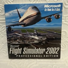 Microsoft Flight Simulator 2002 Professional Edition (PC, 2001) – 3 Disc Set picture
