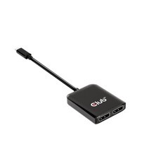 Club 3D CSV-1555 USB-C to two DisplayPort MST Hub 4K 60Hz hub adapter picture