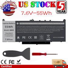 55Wh Laptop Battery For Dell Latitude E7270 E7470 Series R1V85 MC34Y 7.6V J60J5 picture