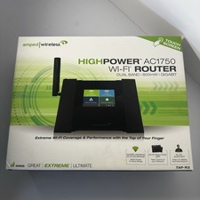 AMPED TAP-R3 HighPower AC1750 Dual Band Wi-Fi Router Touchscreen Gigabit New picture