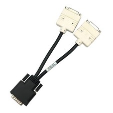 DMS-59 to Dual DVI- I Y Splitter Video Cable H9361 R0915 338285-009 HP Dell picture
