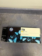 HP 728 Yellow Genuine/Original Ink Catridge - F9K15A#140 picture