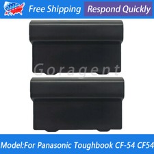 2PCS Replace Main Hinge Cover For Panasonic Toughbook CF-54 CF54 CF 54 Black picture